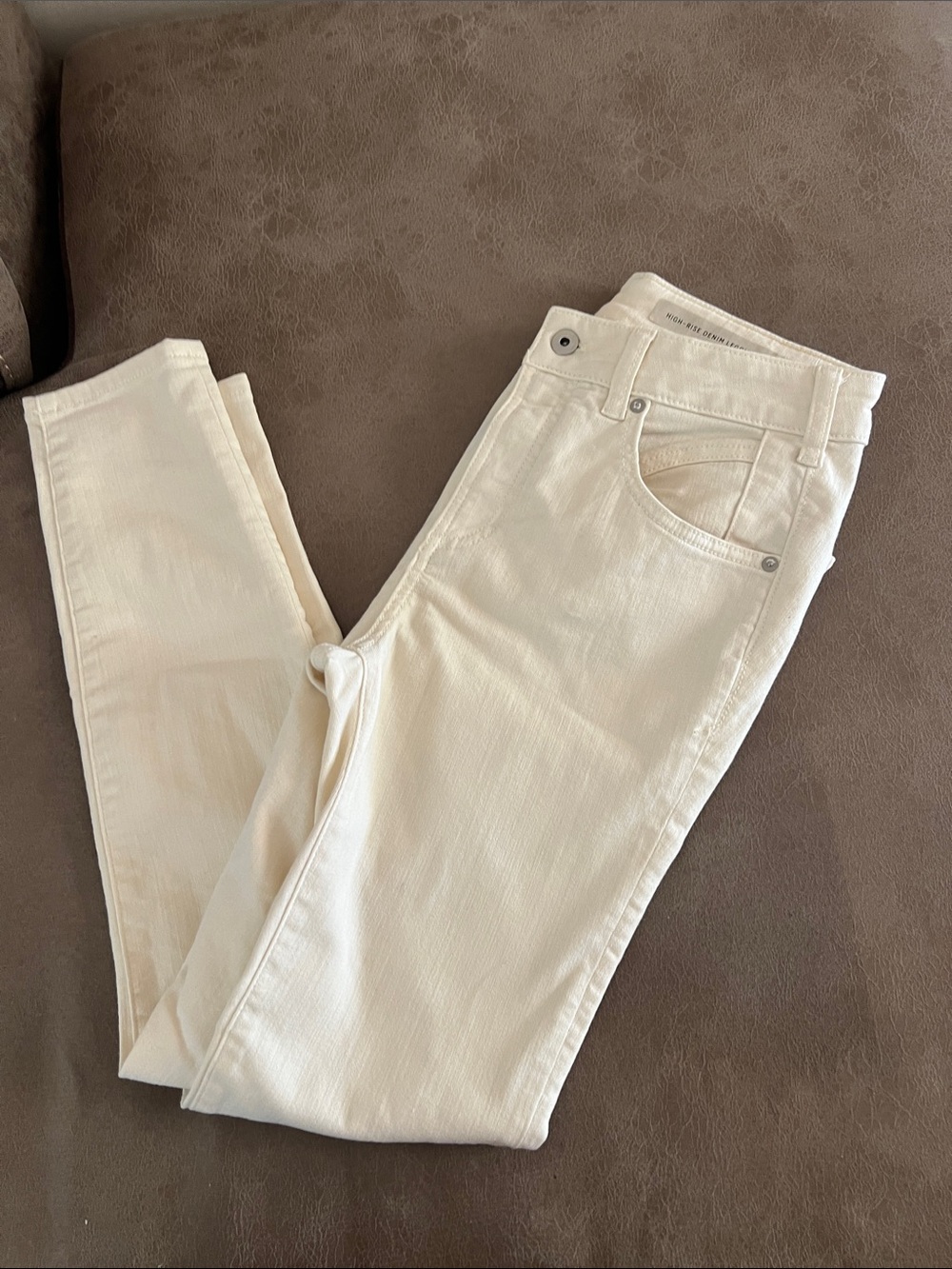 Pilcro and the Letterpress women Skinny Jeans - Cream